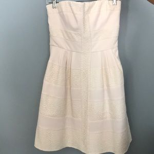 BCBG Lace Strapless Dress